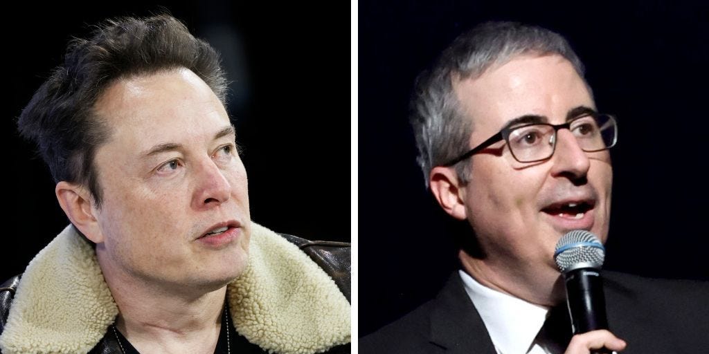 "Elon Musk's Continued Ire Over John Oliver's Satirical Jab"