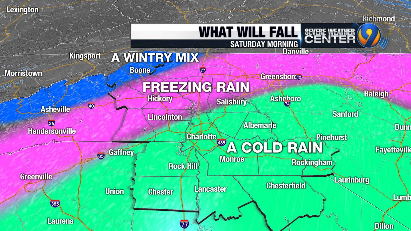 Featured image for "Wintry Blast Approaches: Carolinas Brace for Mixed Precipitation and Icy Conditions"