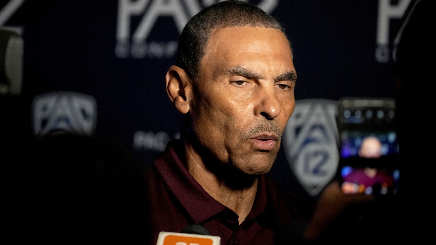 Featured image for "NCAA Hits ASU Football with Probation and Scholarship Reductions for Recruiting Violations Under Herm Edwards"