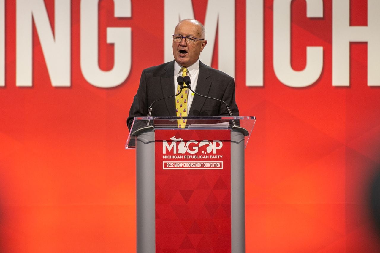 Featured image for "RNC Acknowledges Pete Hoekstra as Michigan GOP Chair Amid Party Chaos"
