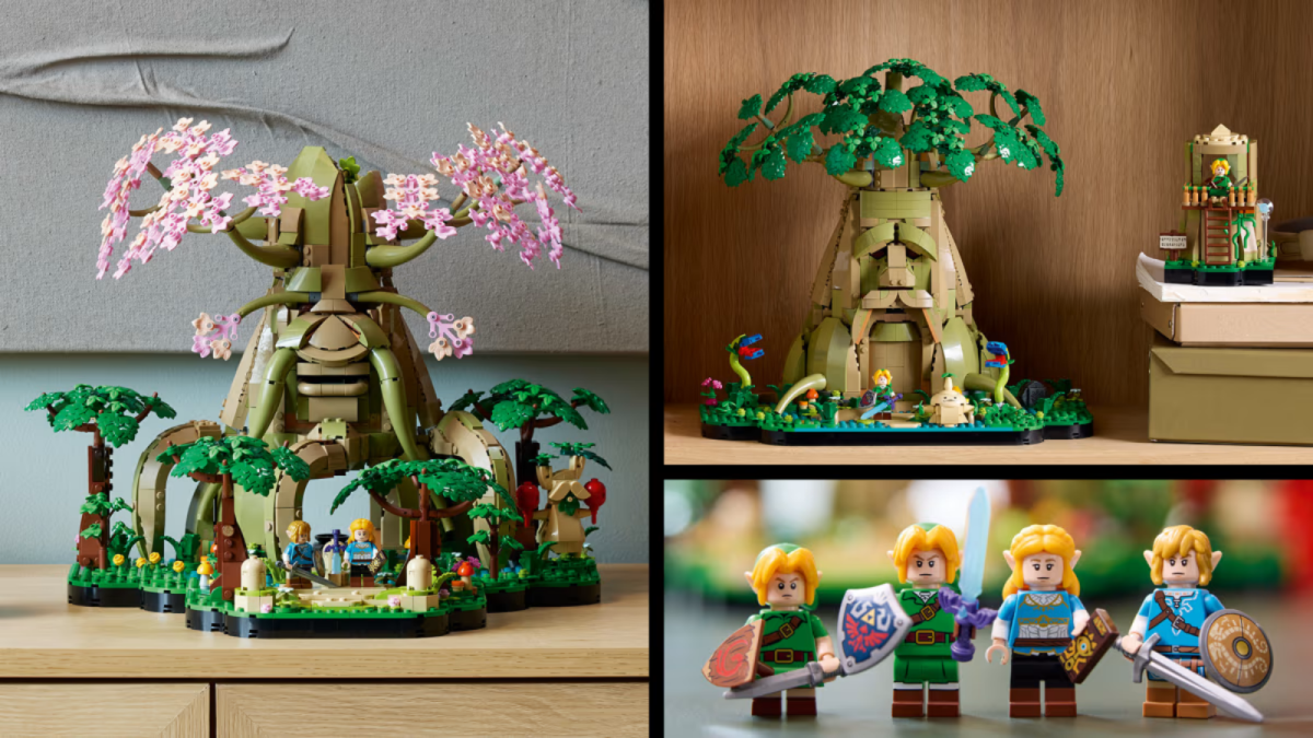 Featured image for Lego Unveils $300 Legend of Zelda Great Deku Tree Set