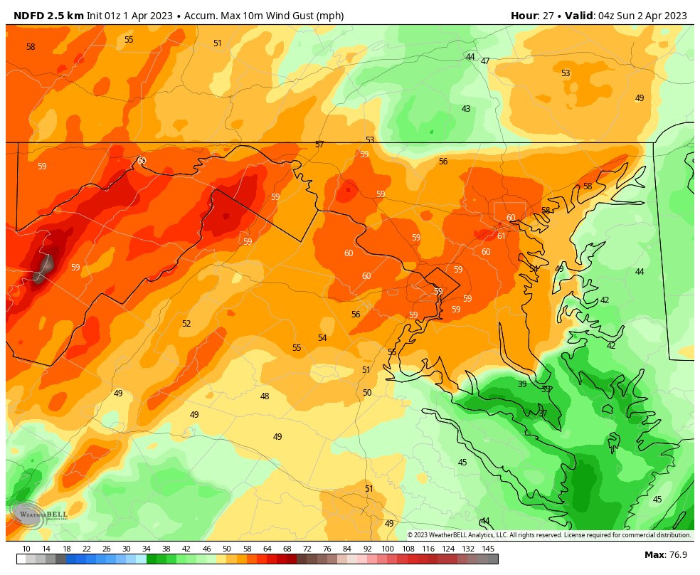 Saturday's Forecast: Damaging Winds and Severe Storms Possible.