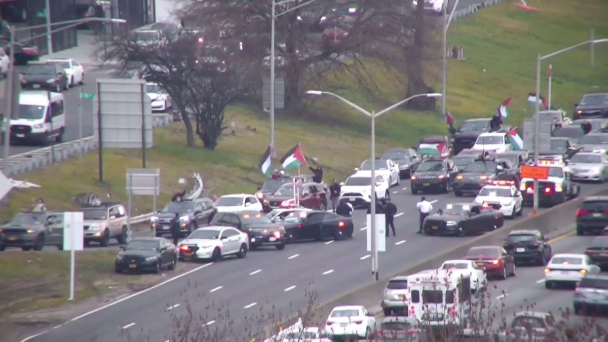 Featured image for "Pro-Palestinian Protests Disrupt Traffic at Major NYC Airports on New Year's Day"