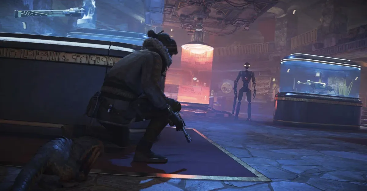 Featured image for Star Wars Outlaws Update Revamps Stealth and Introduces Lando