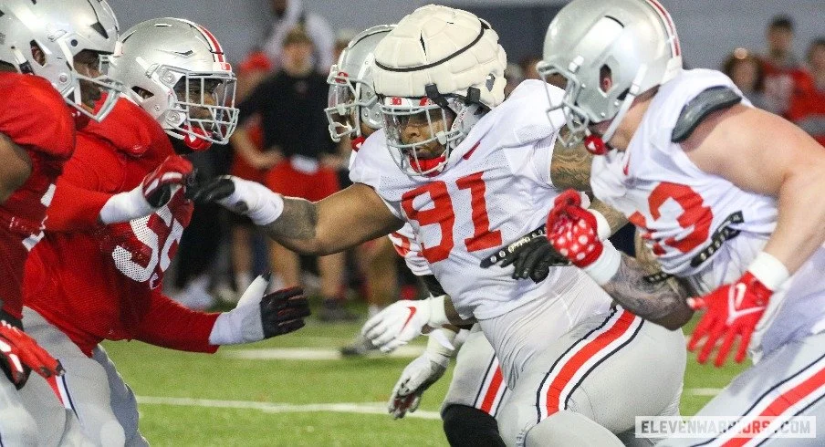 Ohio State's Dominant Defensive Line Shines at Student Appreciation Day Scrimmage