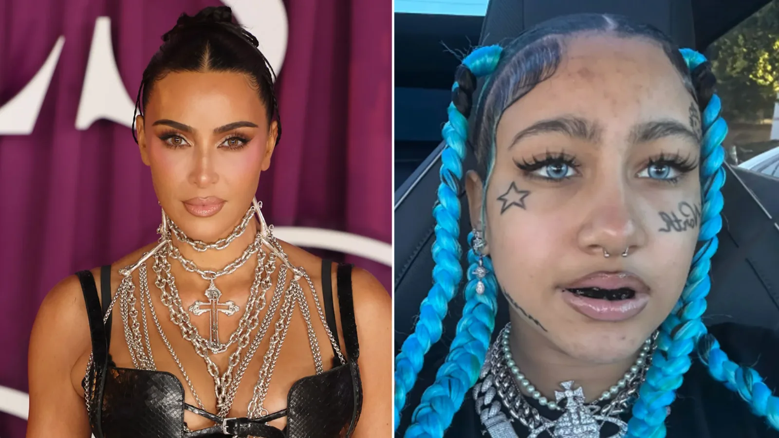 Kim Kardashian Defends North West's Faux Tattoos and Piercings Amid Backlash