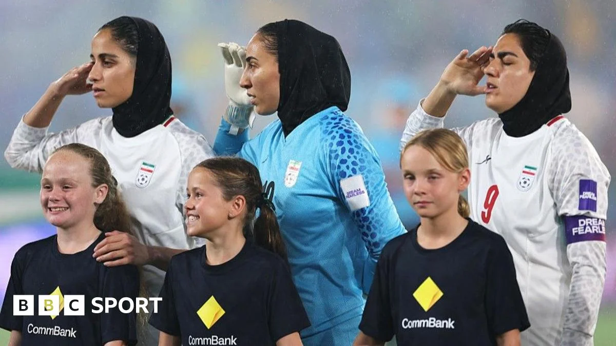 Iran women’s footballers break anthem silence at Asian Cup amid tensions