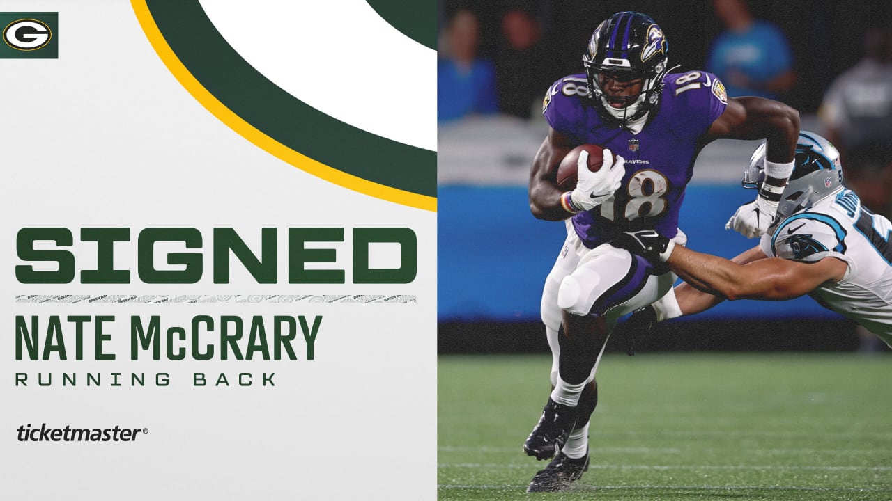 Packers Bolster Backfield with Signing of RB Nate McCrary