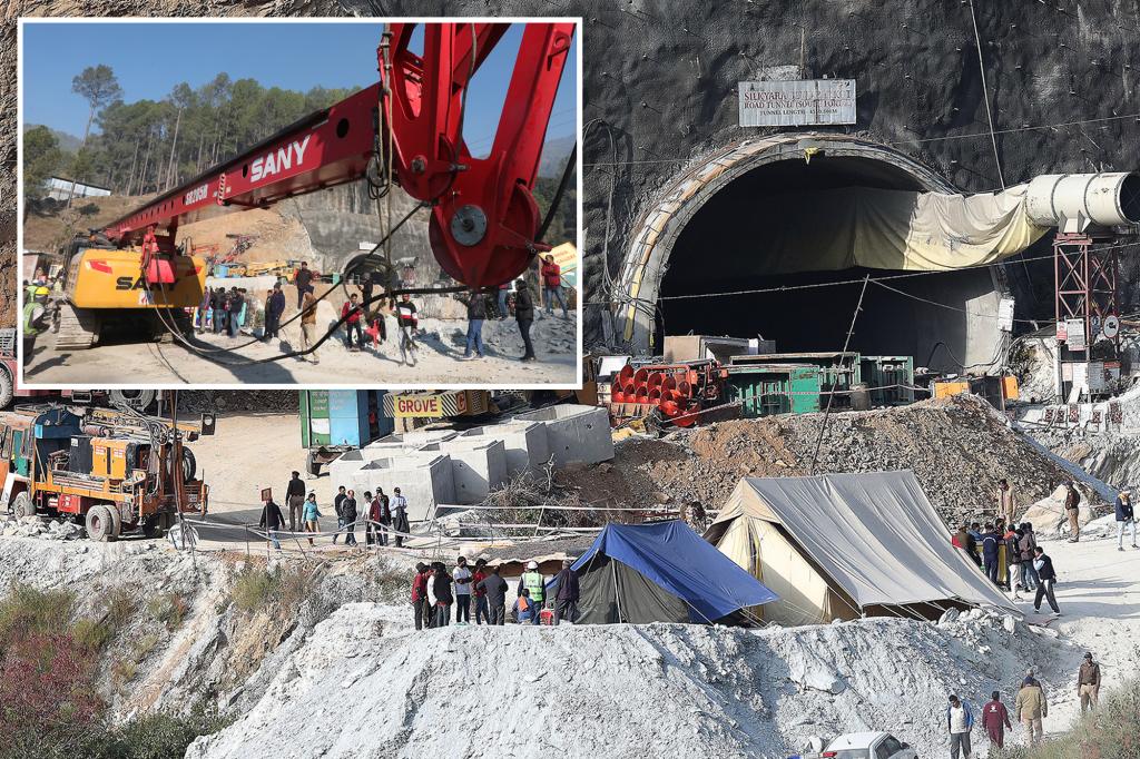 Featured image for Rescue Operation for Trapped Indian Tunnel Workers Halted as Drilling Machine Breaks