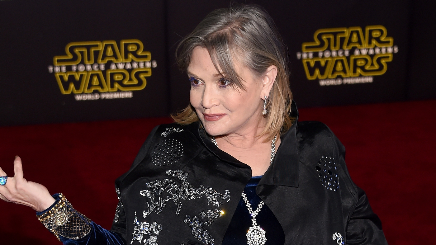 Featured image for Carrie Fisher Honored with Hollywood Walk of Fame Star on Star Wars Day.