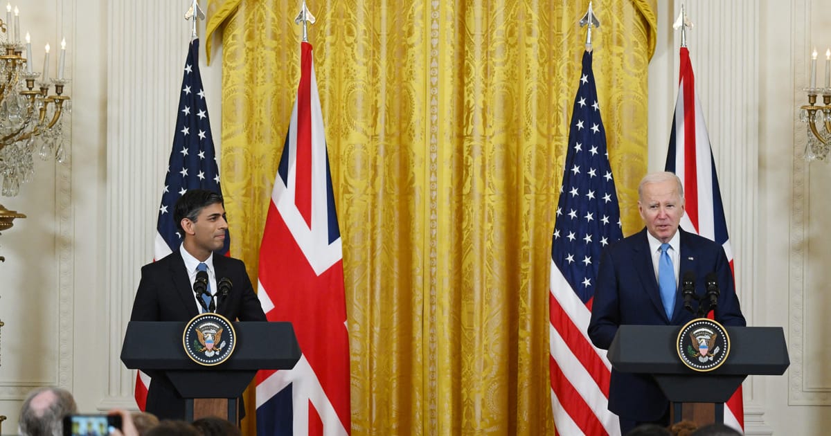 Biden's Title Mix-Up During Sunak's White House Visit.