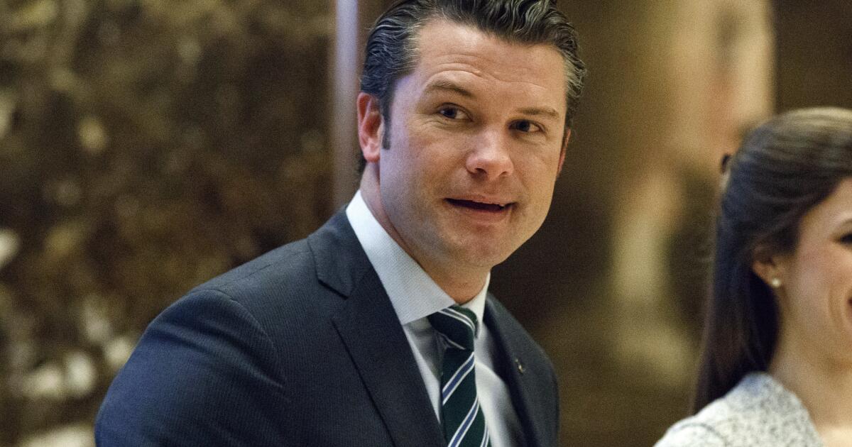Trump Taps Fox Host Pete Hegseth for Defense Secretary Role