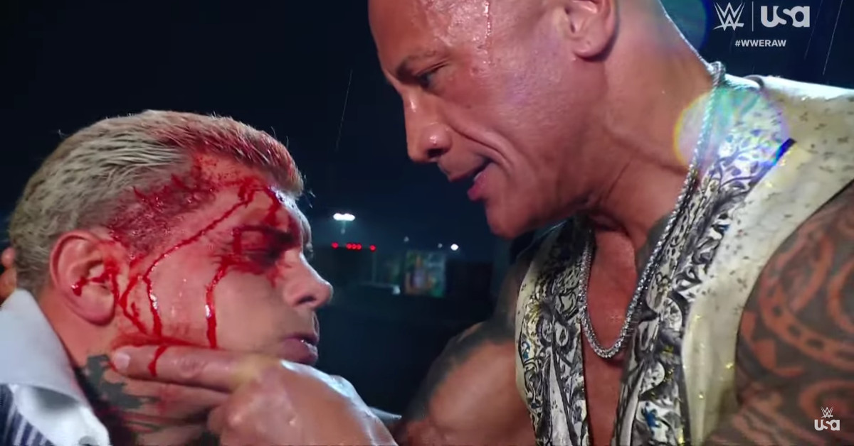 "The Rock's Surprise Assault on Cody Rhodes Sparks WWE Rumors and Controversy"