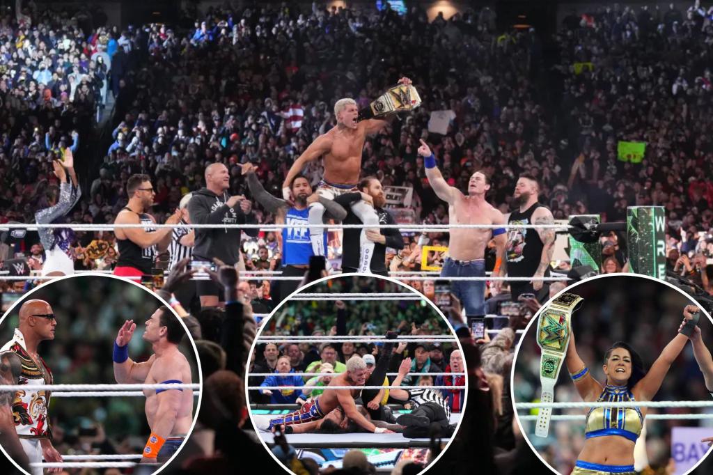 Featured image for "Cody Rhodes' Emotional Victory and Star-Studded Interference: WrestleMania 40 Recap"