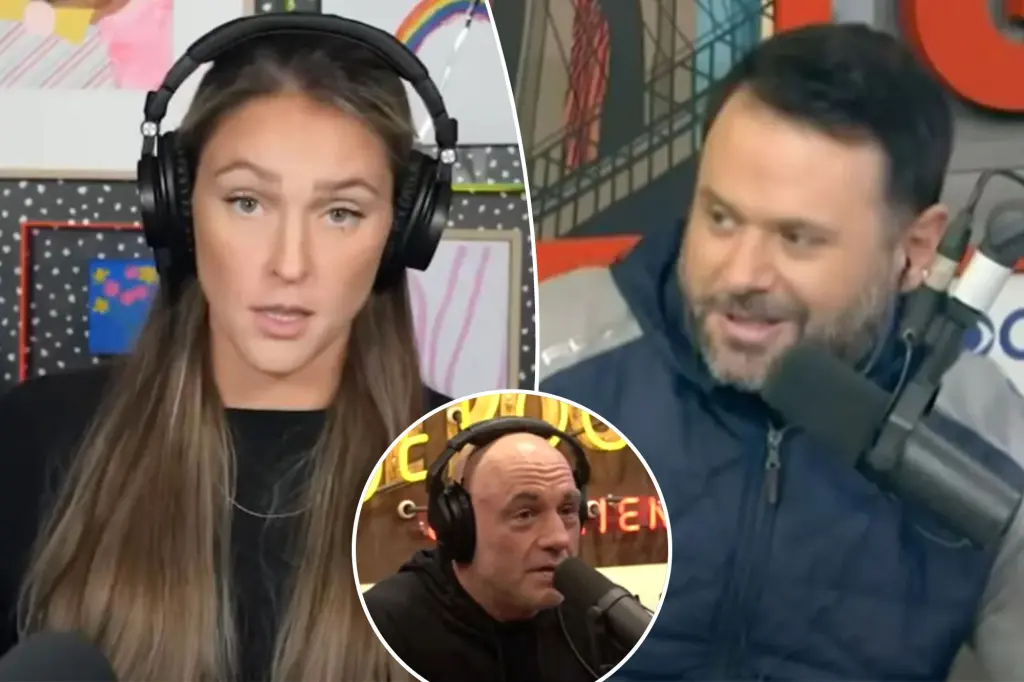 Featured image for Kylie Kelce's Podcast Overtakes Joe Rogan as Top Chart Leader