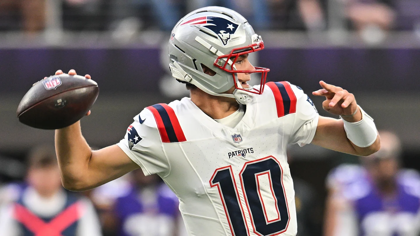 Featured image for Patriots Camp Highlights: Maye’s Progress and Key Performances