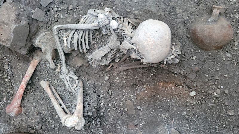 New Pompeii earthquake victims uncovered by archaeologists.