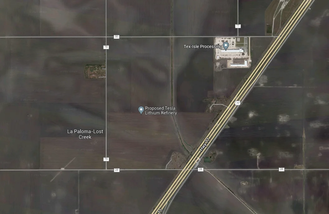 Tesla breaks ground on $375M Texas lithium refinery.