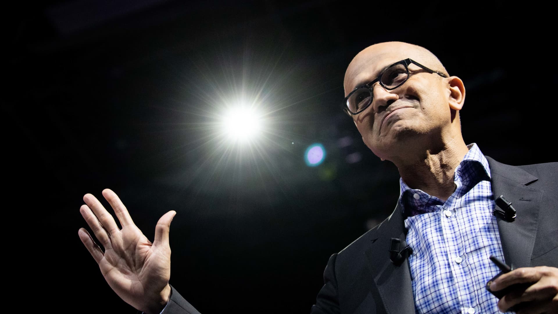 Satya Nadella on Microsoft's AI direction and partnerships.