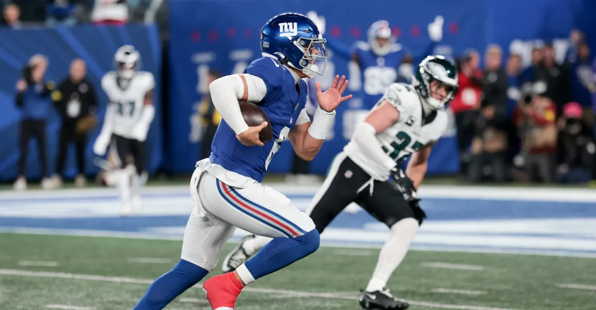 Featured image for Giants' Historic Win Over Eagles Highlights Rookie Impact and Resilience