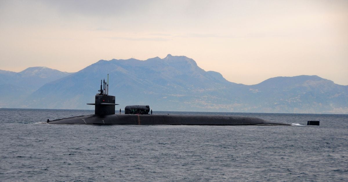 U.S. Navy deploys guided-missile submarine to Middle East.