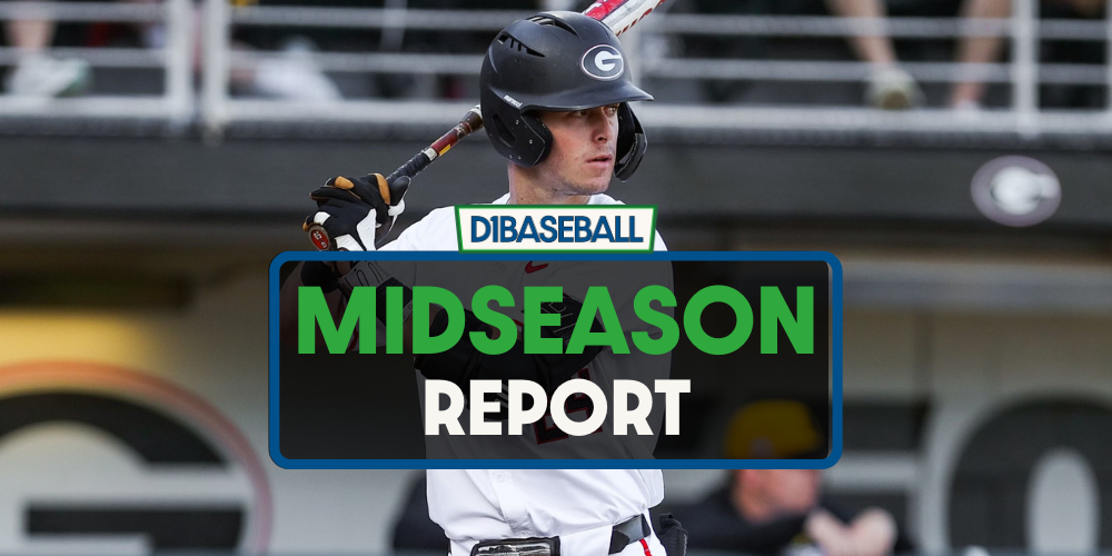 Featured image for "2024 College Baseball Midseason Projections & Predictions"