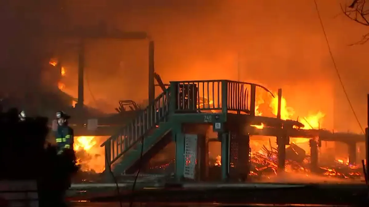 Massive Fire Destroys Multiple Beach Homes in Scituate, MA