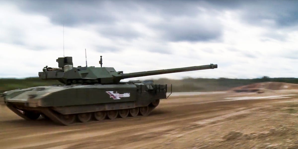 Russia's T-14 Armata tanks make debut in Ukraine, but not in direct combat