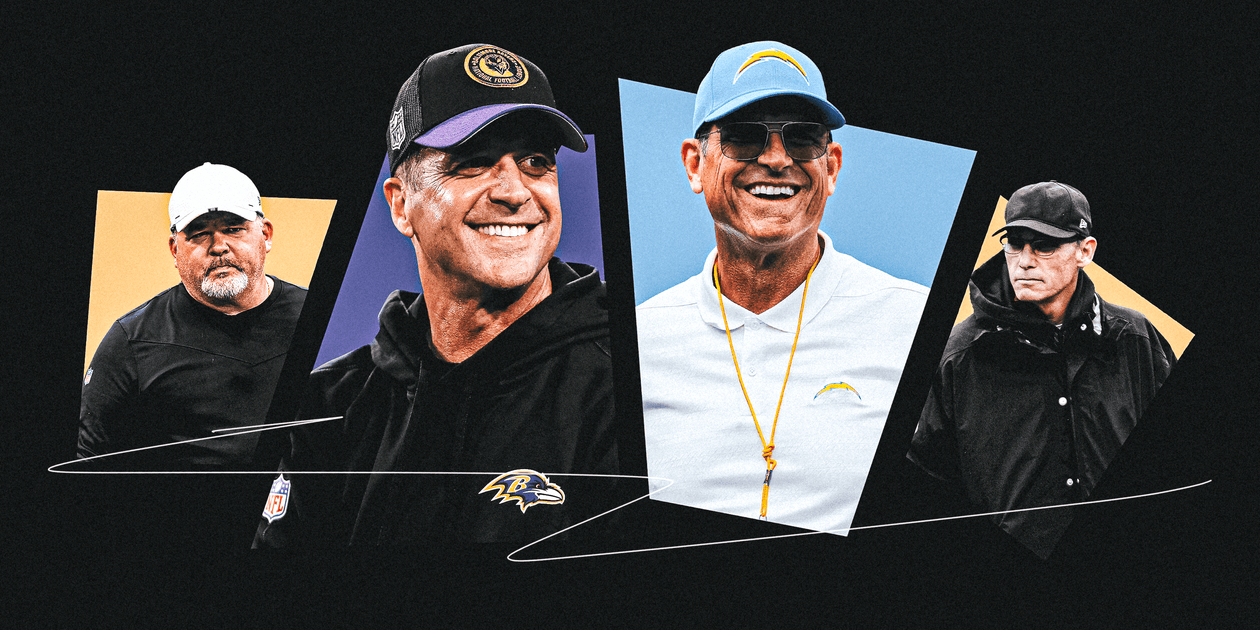 Featured image for Harbaugh Brothers Face Off in High-Stakes Ravens vs. Chargers Showdown