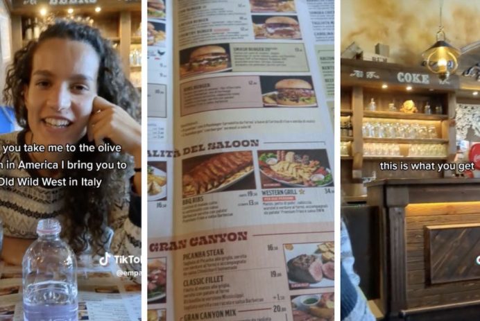 "Inside Italy's Hilarious American-Themed Restaurant"