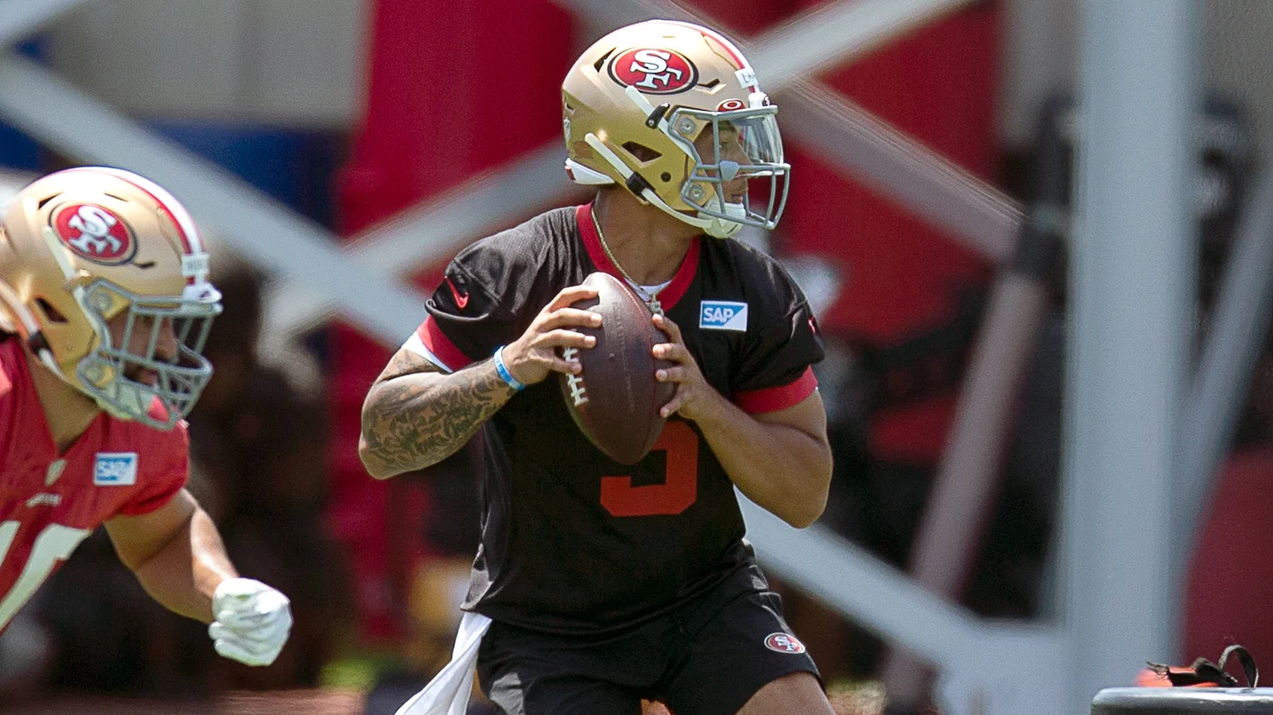 "Trey Lance Takes First Team Reps in 49ers OTAs, Insider Analysis Reveals"