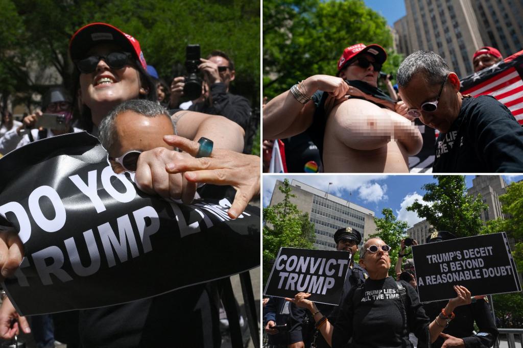 Featured image for "Trump Trial Sparks Chaos and Cheers Outside Courthouse"