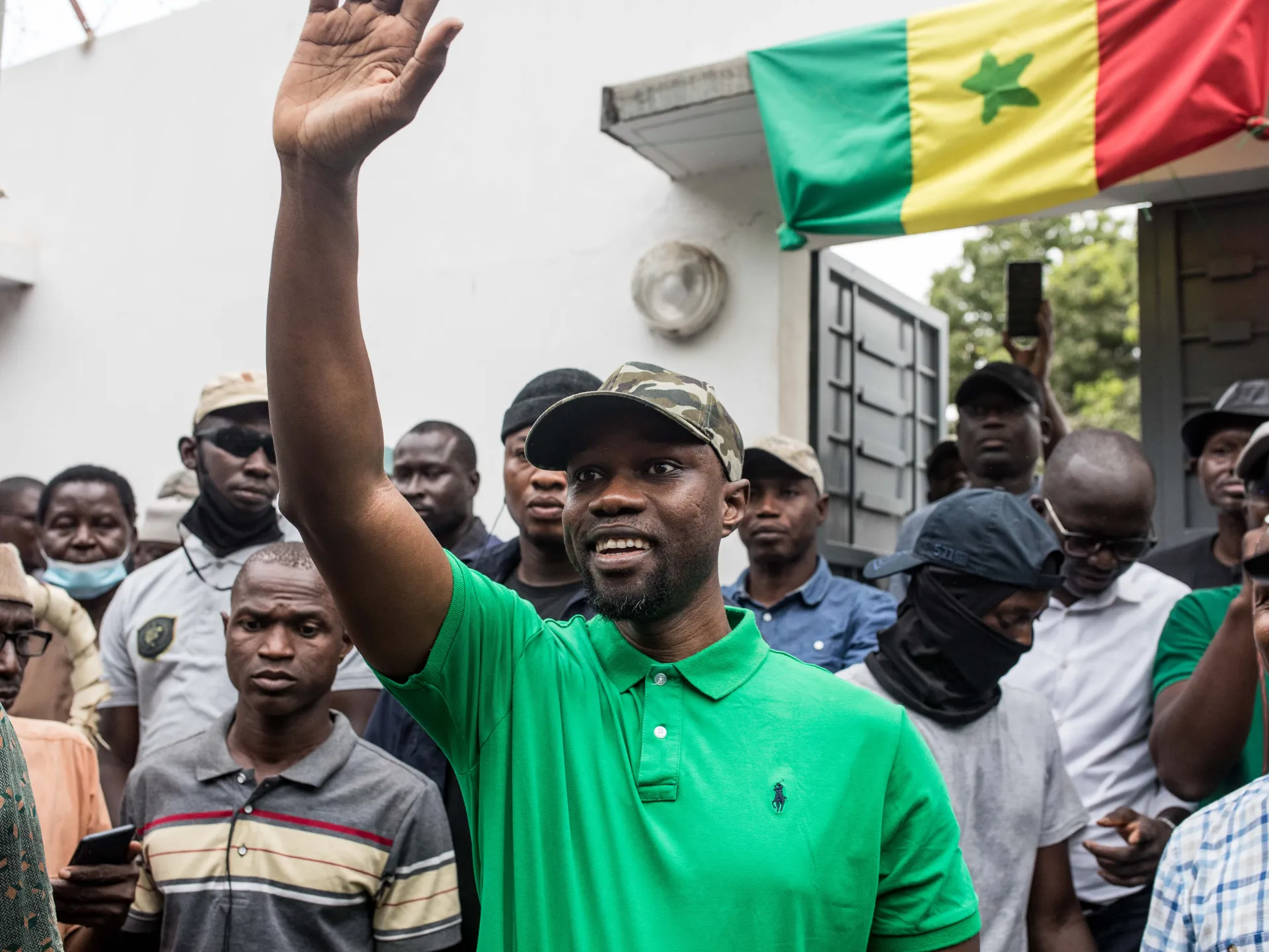 Senegal's Ousmane Sonko sentenced to 2 years in prison for corrupting youth.