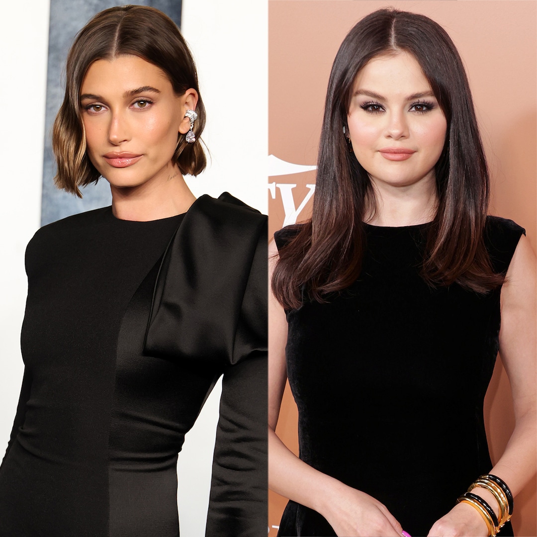 Featured image for Selena Gomez Stands Up for Hailey Bieber Amid Death Threats