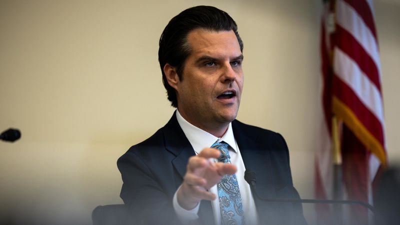 Trump's Controversial Choice: Matt Gaetz for Attorney General