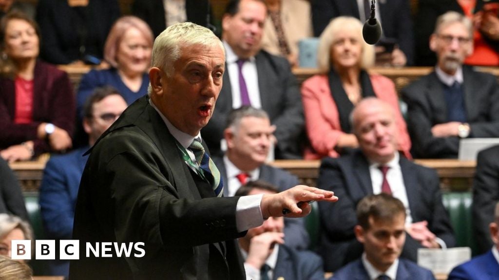 Featured image for "Commons Speaker Lindsay Hoyle Sparks Row with Labour Gaza Motion Pick"