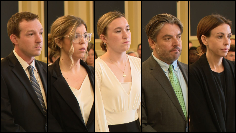 Featured image for "5 Defendants Plead Not Guilty in Newport Police Altercation Case"