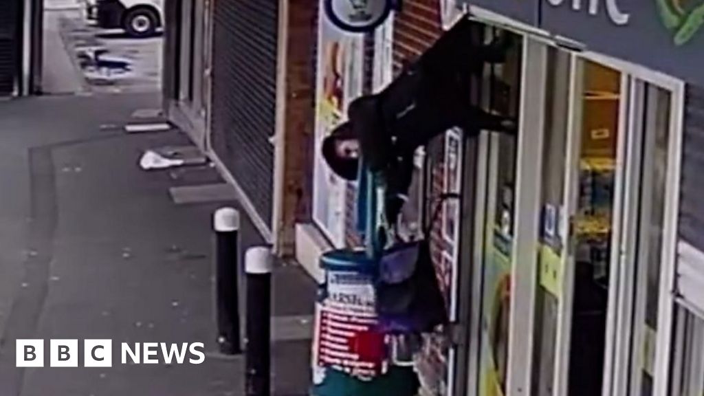 Elderly Woman Hoisted into the Air by Shop Shutters: A TikTok Sensation