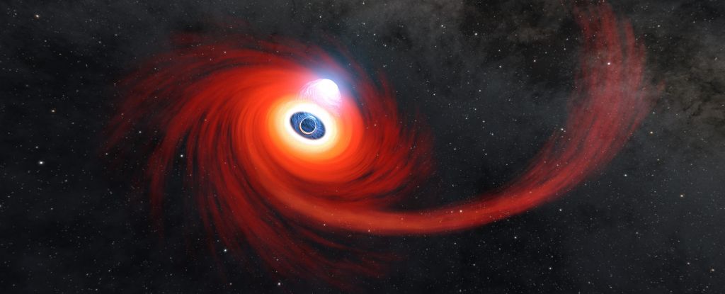 Featured image for Unprecedented Brightness: Astronomers Witness Black Hole's Spectacular Flare-Up