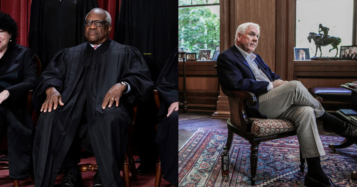 Supreme Court Justice Clarence Thomas Accepted Secret Luxury Trips from GOP Donor