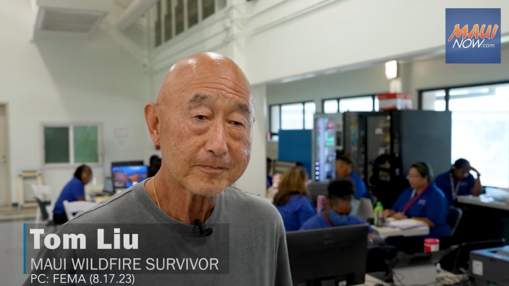 "Maui Wildfire Survivor Tom Liu Determined to Rebuild with FEMA's Support"