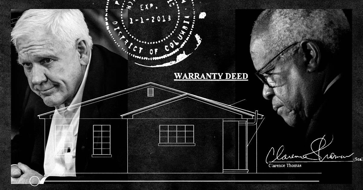 Clarence Thomas' undisclosed real estate deal with GOP megadonor raises questions.