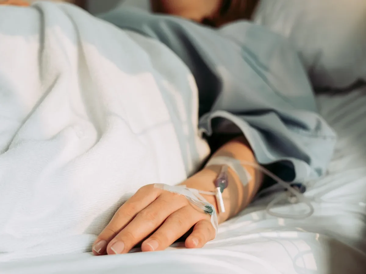 Young woman beats rare cancer with risky surgery.