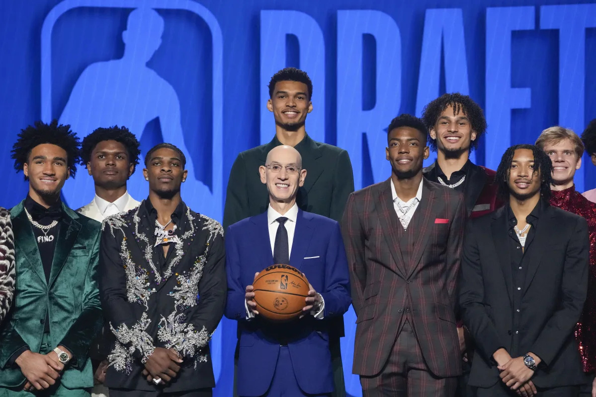 Victor Wembanyama dominates NBA draft as Spurs take him No. 1 overall