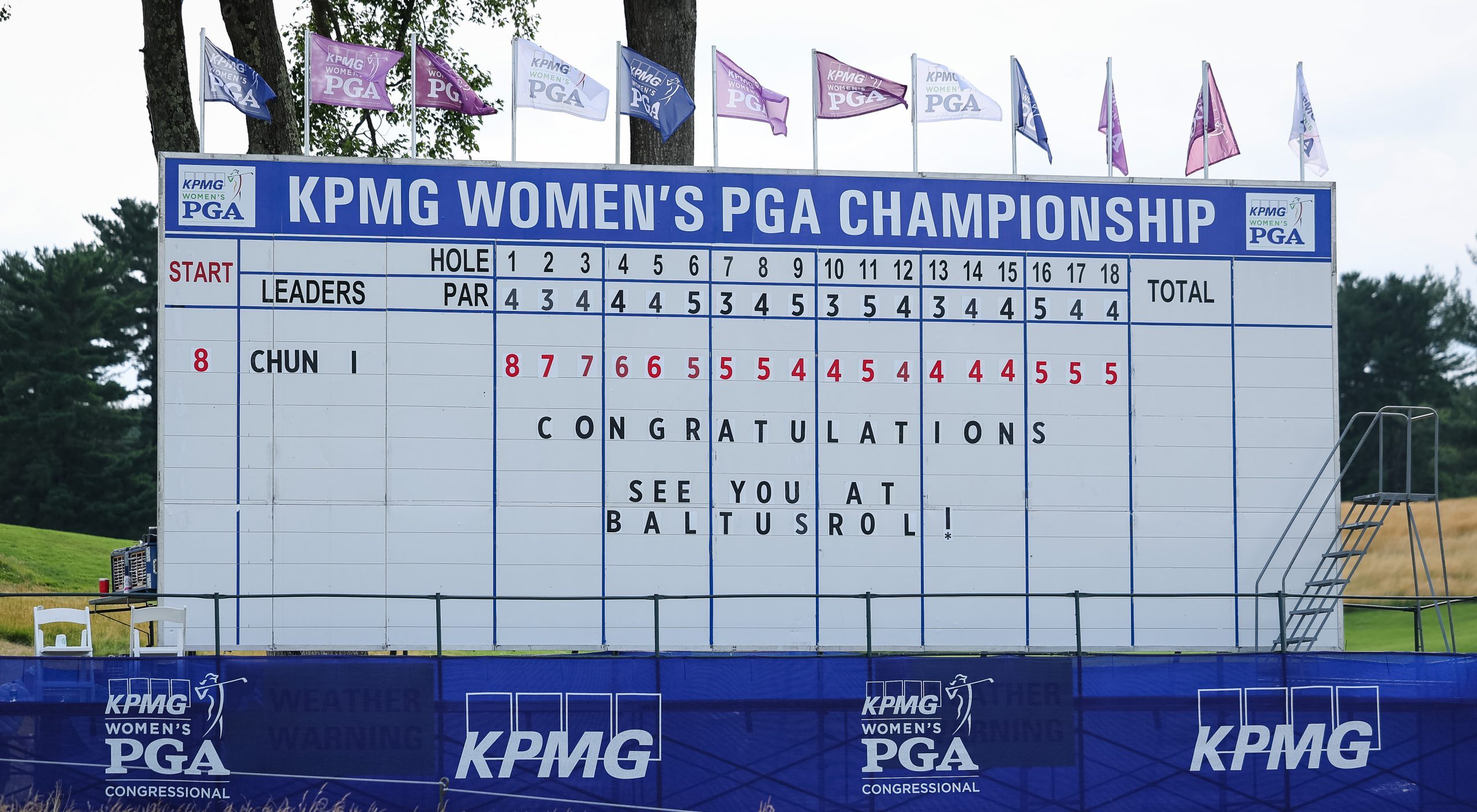 Featured image for Nelly Korda leads the way at KPMG Women's PGA Championship.