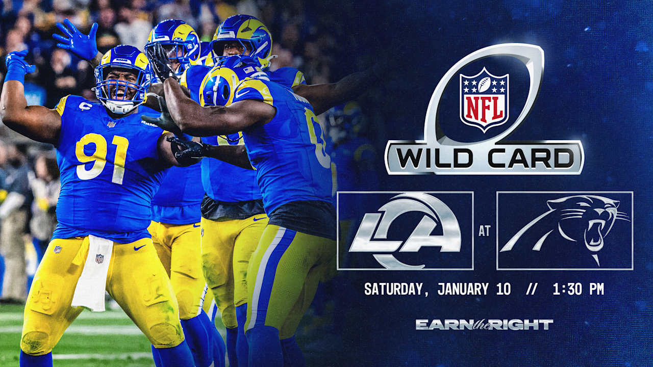 Featured image for Rams to face Panthers in Wild Card playoff game