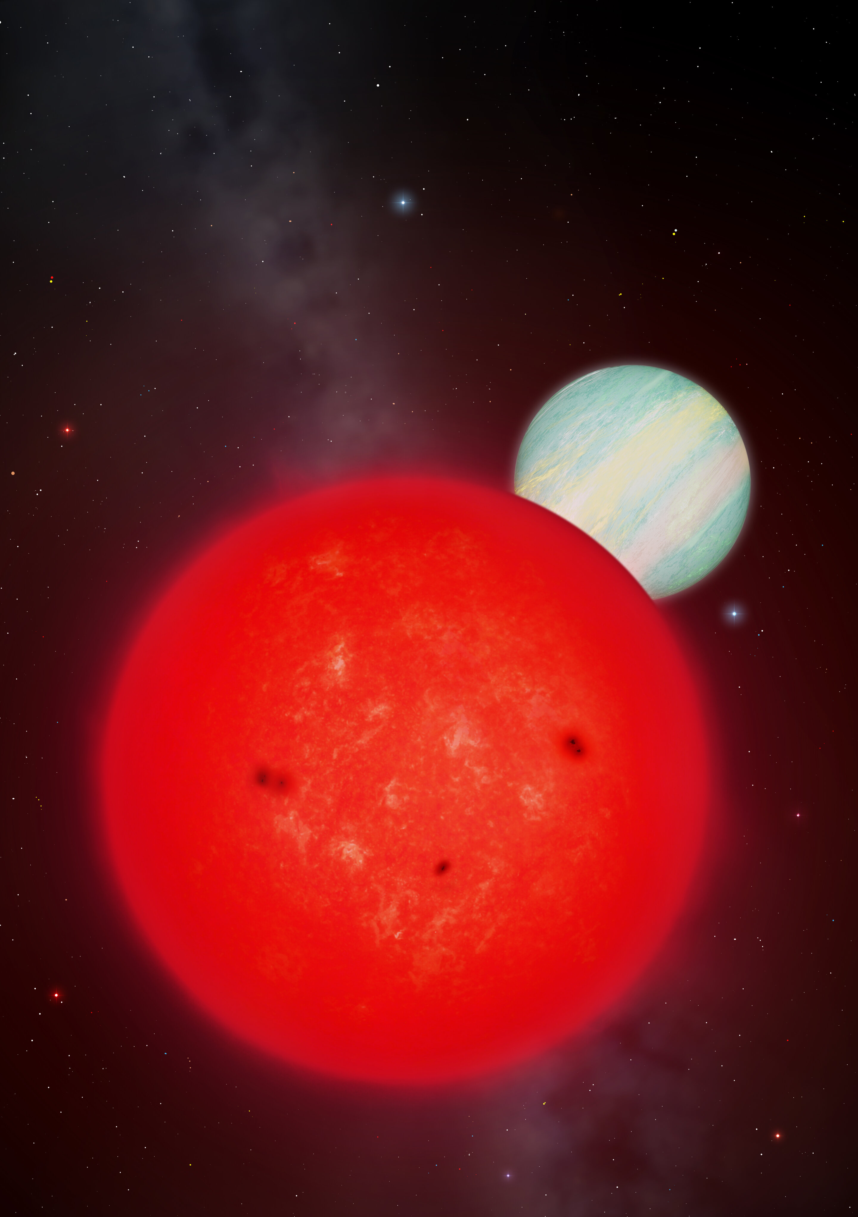 Featured image for Giant planet around tiny star defies existing planet formation theories
