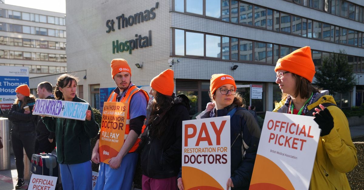 Featured image for "UK faces healthcare crisis as doctors' strike causes unprecedented disruption"