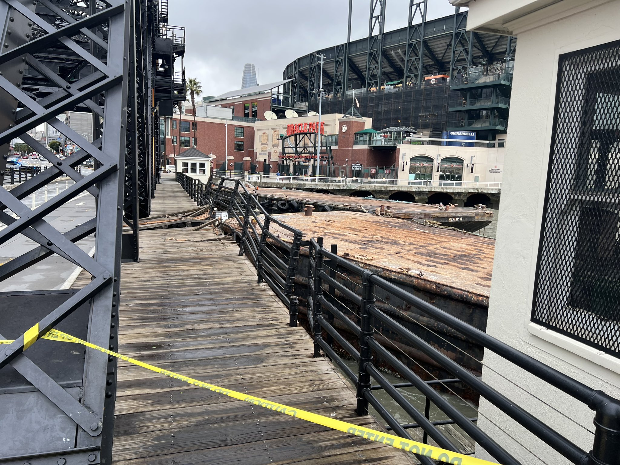 Bay Area Storm Causes Bridge Damage and Commute Delays.