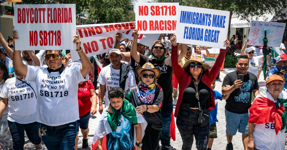"Protests and Business Closures in Response to Florida's Immigration Law"